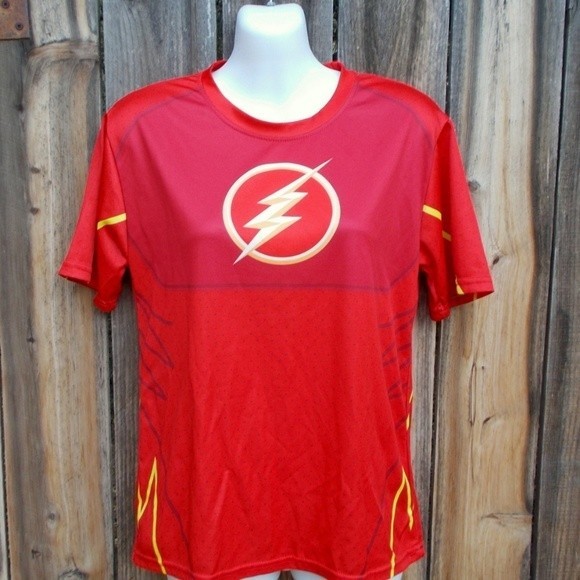 FunCool Flash T Shirt M Short Sleeve DC Comics - Picture 3 of 5